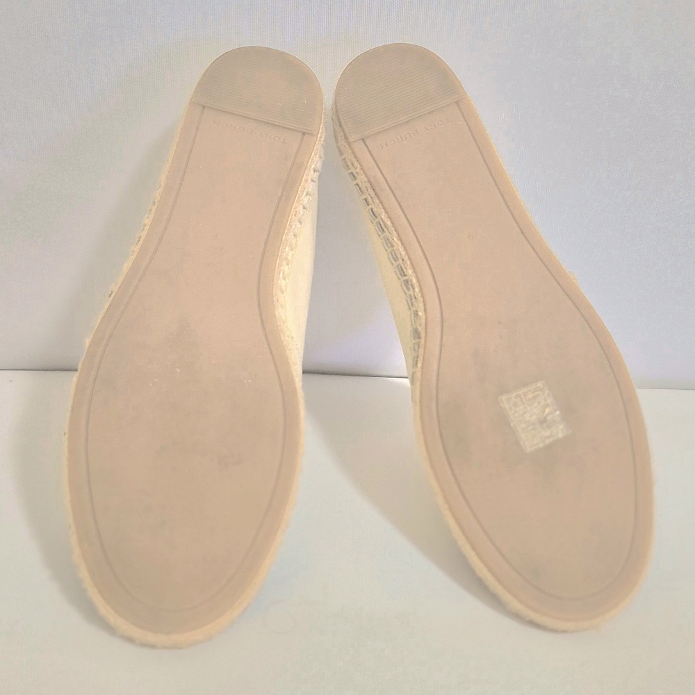 Tory Burch Beige and Black Espadrilles - Picture 2 of 6